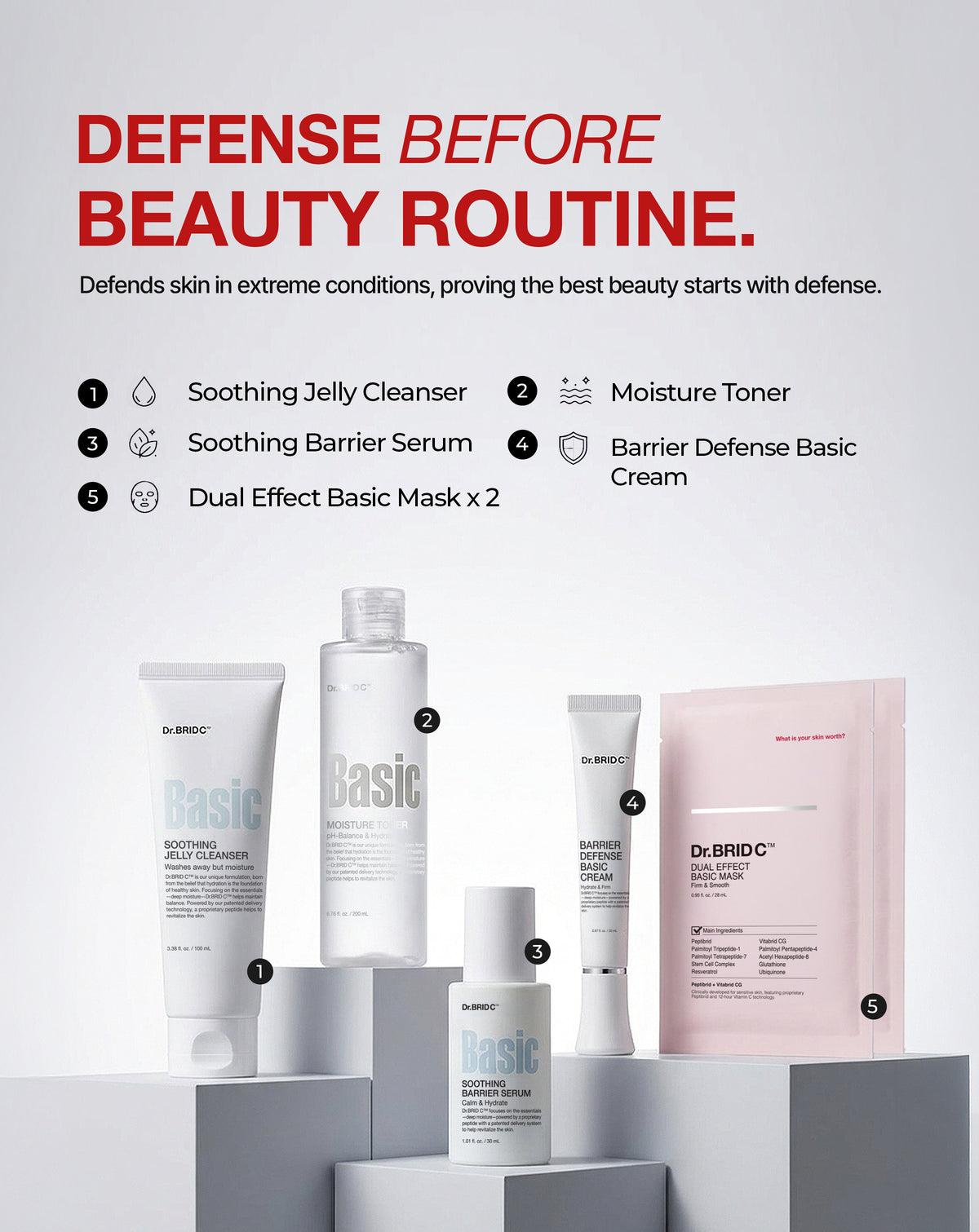 #DEFENSE BEFORE BEAUTY ROUTINE.